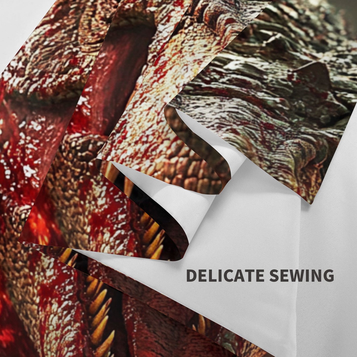 Rampaging Dinosaur Tapestry | Realistic Dinosaur Design, Ideal for Gaming Rooms and Movie Buffs